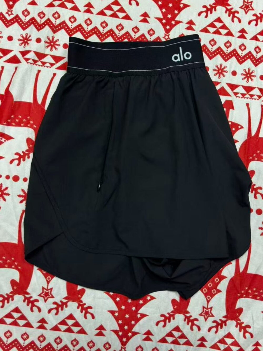 NWT Alo Yoga Match Point Short Black🙆♀️Lightweight Athletic Everyday Shorts - Picture 6 of 9